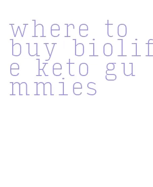 where to buy biolife keto gummies