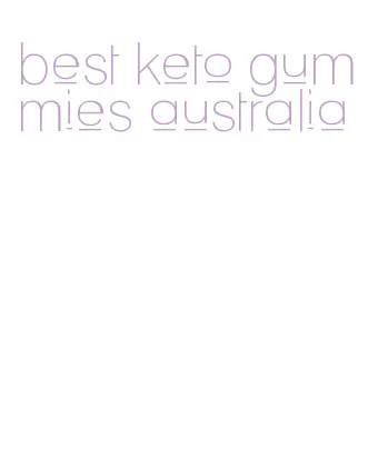 best keto gummies australia