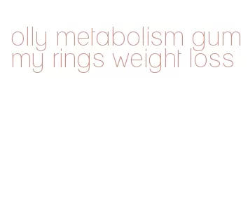 olly metabolism gummy rings weight loss