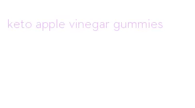 keto apple vinegar gummies