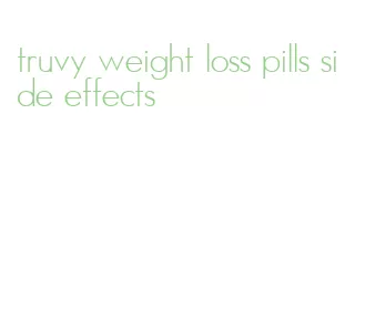 truvy weight loss pills side effects
