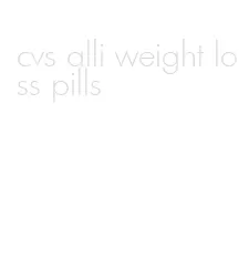 cvs alli weight loss pills