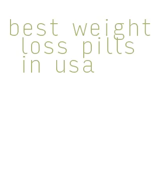 best weight loss pills in usa