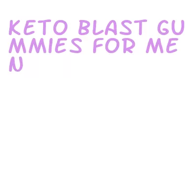 keto blast gummies for men