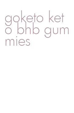 goketo keto bhb gummies