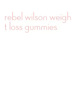 rebel wilson weight loss gummies