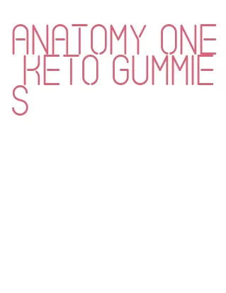 anatomy one keto gummies