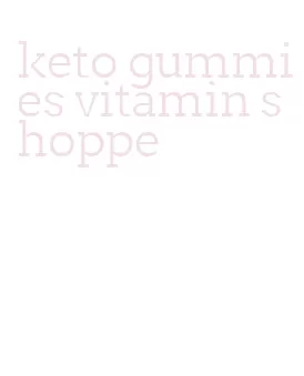 keto gummies vitamin shoppe