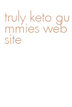 truly keto gummies website