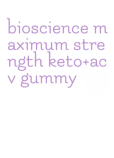 bioscience maximum strength keto+acv gummy