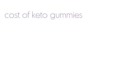 cost of keto gummies