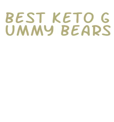best keto gummy bears