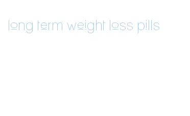long term weight loss pills