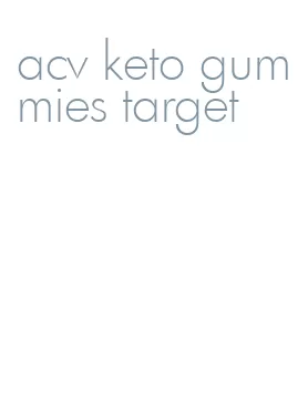 acv keto gummies target