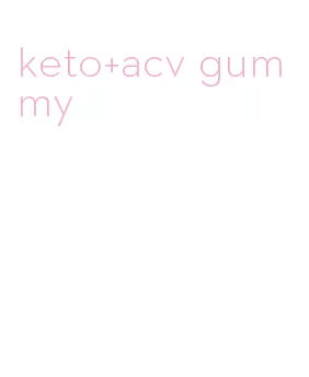 keto+acv gummy