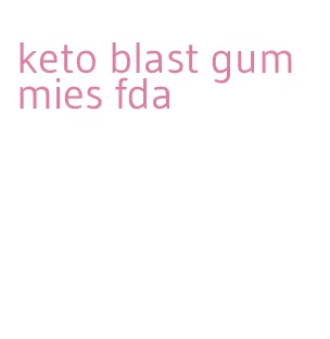 keto blast gummies fda