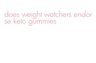 does weight watchers endorse keto gummies
