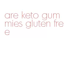 are keto gummies gluten free