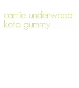 carrie underwood keto gummy
