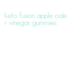 keto fusion apple cider vinegar gummies
