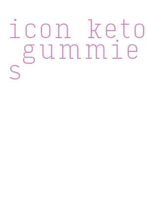 icon keto gummies