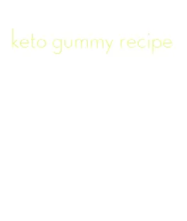 keto gummy recipe