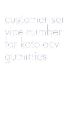 customer service number for keto acv gummies