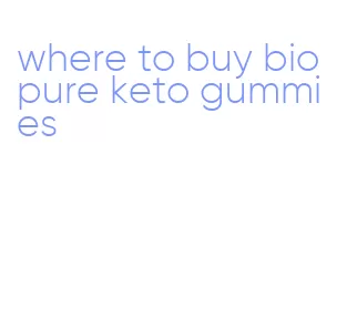 where to buy biopure keto gummies