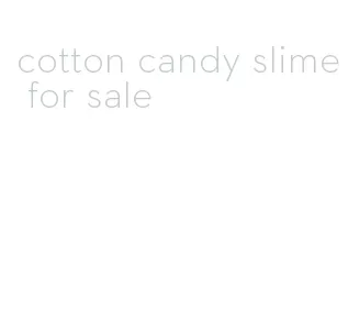 cotton candy slime for sale