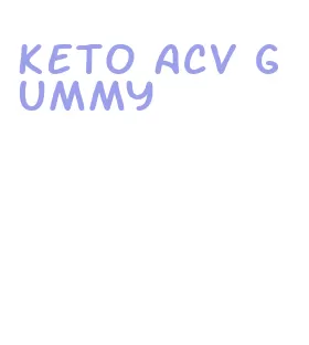 keto acv gummy