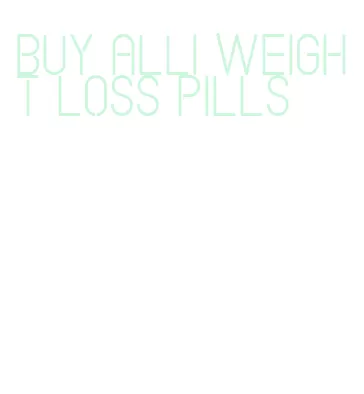 buy alli weight loss pills