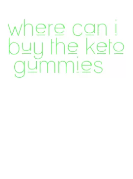 where can i buy the keto gummies