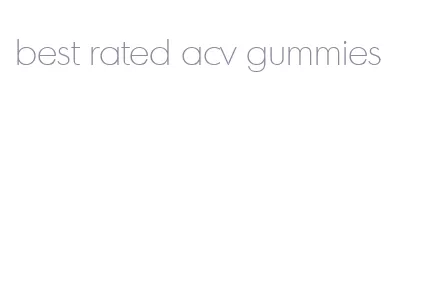 best rated acv gummies