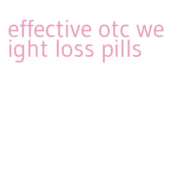 effective otc weight loss pills