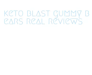 keto blast gummy bears real reviews