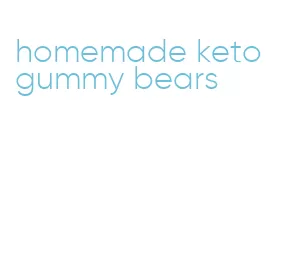 homemade keto gummy bears