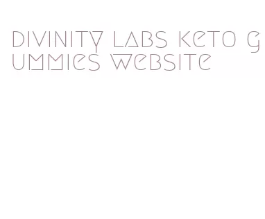 divinity labs keto gummies website