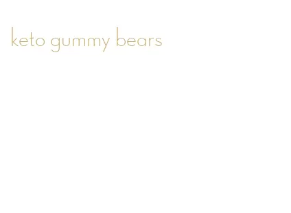 keto gummy bears