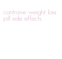 contrave weight loss pill side effects