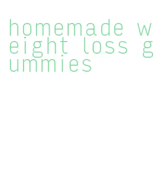 homemade weight loss gummies