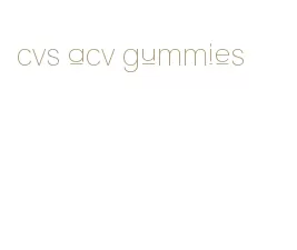 cvs acv gummies