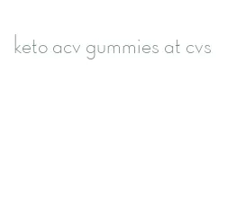 keto acv gummies at cvs