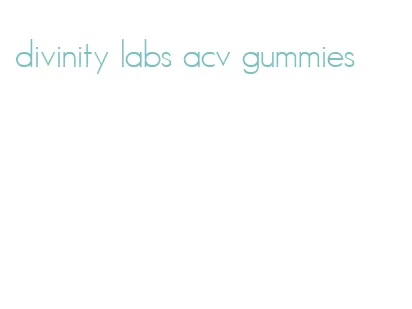 divinity labs acv gummies