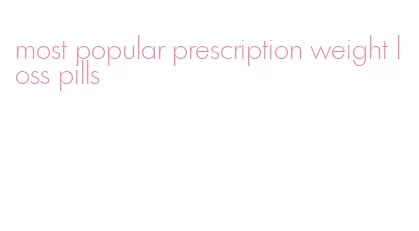 most popular prescription weight loss pills