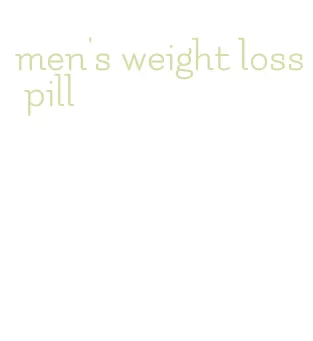 men's weight loss pill