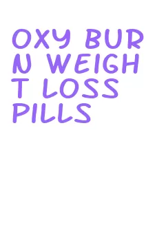 oxy burn weight loss pills