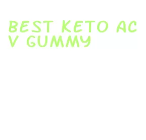 best keto acv gummy