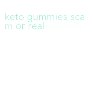 keto gummies scam or real