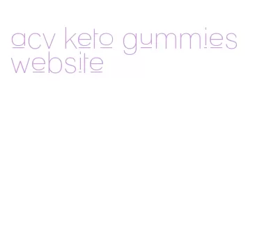 acv keto gummies website