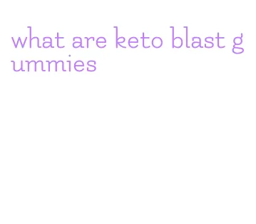 what are keto blast gummies